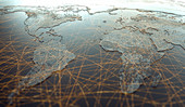 Global connectivity, illustration
