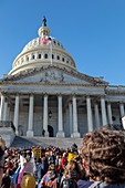 Climate change protest, Washington DC, USA