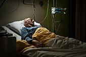 Patient on palliative care ward