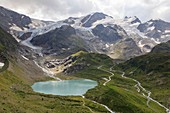 Recession of Stein glacier,Switzerland