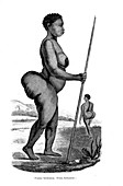 San women,19th Century illustration