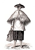 Filipino woman,19th Century illustration