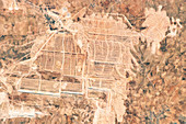 Phosphate mine in the Sahara,ISS image