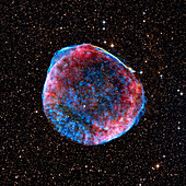 Supernova remnant SN 1006,composite image