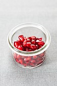 Bowl of pomegranate seeds