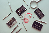 Audio cassette parts