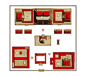 Map of the Aztecs' Sacred Precinct, Tenochtitlan