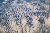 Stratocumulus undulatus clouds from above