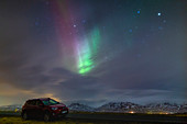 Aurora borealis over Iceland