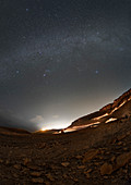 Night sky over the Negev Desert