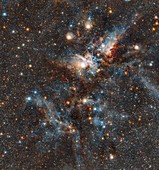 Carina Nebula, infrared image