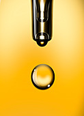 Eyedropper and oil drop