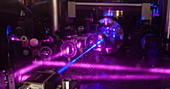 3D quantum gas atomic clock