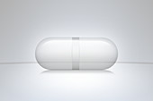 Drug capsule, illustration