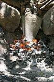 Datoga blacksmith's fire