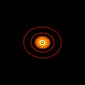 Protoplanetary disc imaged by ALMA