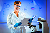 Scientist in laboratory