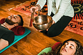 Tibetan singing bowl therapy