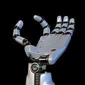 Robotic hand, illustration