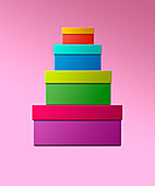 Stack of gift boxes