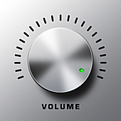 Volume knob, illustration