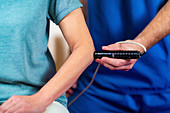 Physiotherapy laser treatment