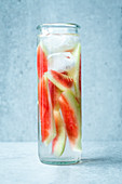 Infused water with watermelon