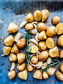 Rosemary potatoes fresh from the oven