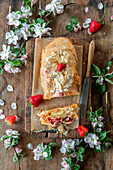 Apple strawberry strudel