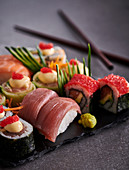 A sushi platter (Japan)