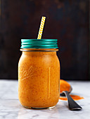 Carrot smoothie with orange and paprika