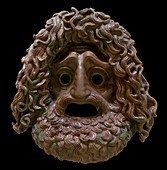 Ancient Greek tragic mask