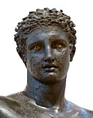 The Antikythera Youth, bronze statue.