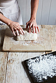 Shaping a free-form loaf