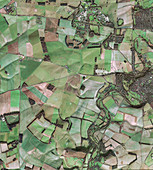 Stonehenge, UK, and surroundings in 2013, satellite image