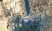 Aswan, Egypt, in 2014, satellite image