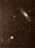 Comet Holmes and Andromeda Galaxy, 1892