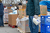 Food distribution during coronavirus pandemic