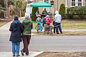 Porch concert during coronavirus pandemic