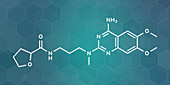 Alfuzosin benign prostate hyperplasia drug molecule