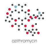 Azithromycin antibiotic drug, illustration
