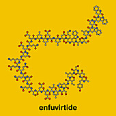 Enfuvirtide HIV drug, illustration