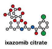 Ixazomib citrate multiple myeloma drug molecule