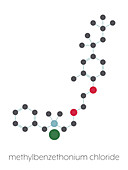 Methylbenzethonium chloride antiseptic molecule