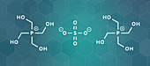 THPS biocide molecule, illustration
