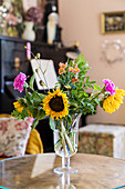 Bouquet with sunflowers