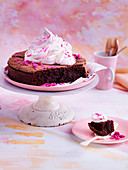 Chocolate and Rose Cake