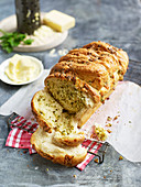 Cheese and garlic pull-apart loaf