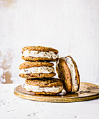 Pekannuss-Sandwich-Cookies