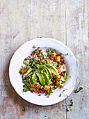 Quinoa and avocado salad